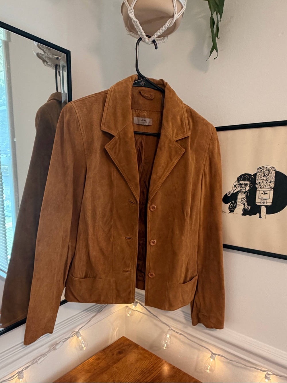 i.e. PETITE 100% Leather Jacket